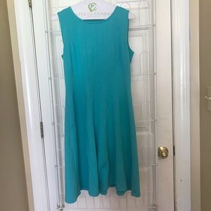 Teal blue dress!